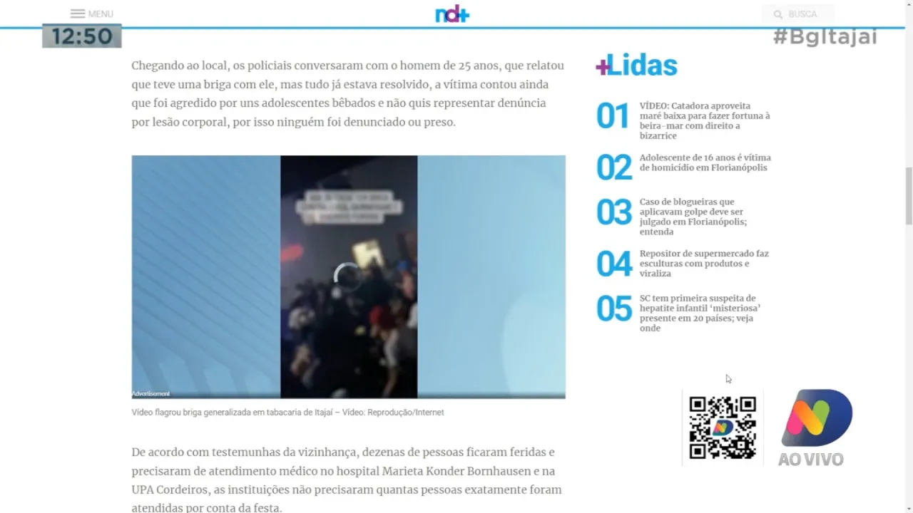 Homem pede informação sobre tráfico de drogas e é assaltado,e briga generalizada em tabacaria