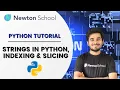 Strings in Python Indexing Slicing Python Tutorial Telugu