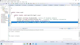 Printing Student Details using Java