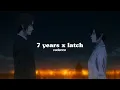 Download Lagu Lukas Graham \u0026 Sam Smith- 7 years x Latch(sped up)
