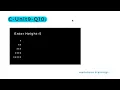 C Unit9 Q10 C Programming Pattern Printing Problem Reverse Triangle Pattern Tutorial