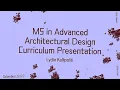 Spring 2026 Open House MSAAD Curriculum Overview