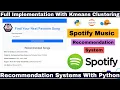 Build a Music Recommendation System using Spotify Dataset Spotify Music Recommendation System App