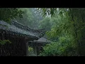 [ASMR] Heavy Rain on Korean Palace Roof Tiles 🌧️ Special Nature Sounds for Relaxation and Sleep