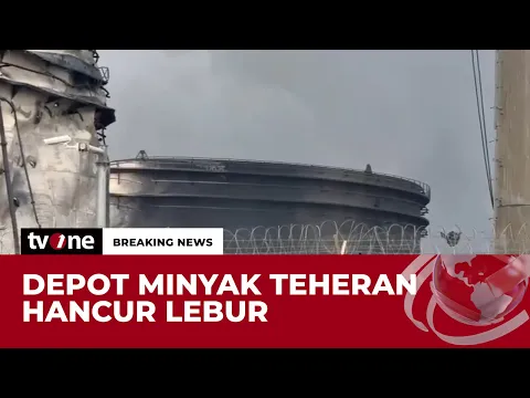 Depo Minyak Teheran Hancur Lebur Dirudal AS-Israel