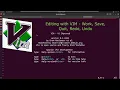 Editing with VIM - Work Save Quit Redo Undo