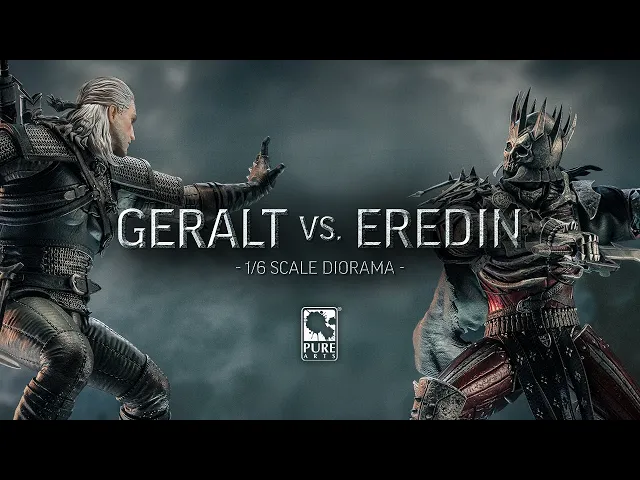 The Witcher 3: Wild Hunt Geralt vs Eredin 1/6 Scale Diorama Exclusive Edition Official Teaser