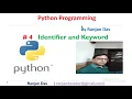 Python Tutorial Python Tutorial For Beginners python identifier python keywords
