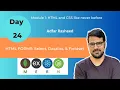 HTML FORMS Part-4 Textarea Select Datalist Fieldset Legend