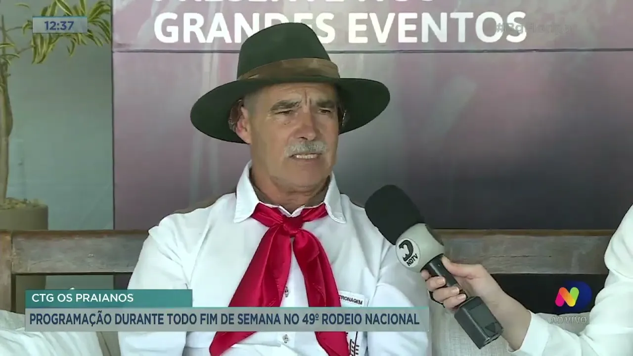 CTG os Praianos: programação durante todo fim de semana no 49º Rodeio Nacional