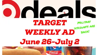 Targets Weekly Ad has some things you need to buy Target Ad June 26 - July 2