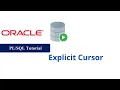 61 Explicit Cursor in Oracle