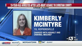 19-year-old arrested after late-night assault in Christian County