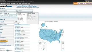 Tutorial Obituary Search NewsBank