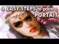 Download Lagu How to paint a portrait EASY... in 4 Simple Steps!