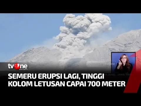 Semeru Kembali Erupsi dan Berstatus Siaga