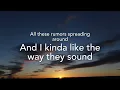 Rumors~Sabrina Claudio feat. ZAYN lyrics