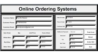 How to Create an Ordering Systems in Python - Full Tutorial