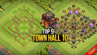Th10 Most Powerful Top 5 Bases 2026 With copy link Th10 best base layouts TH10 Base