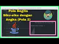 Membuat Pola Segitiga Siku siku dengan Angka Pola 2 di Java