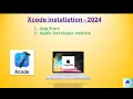 12 Xcode installation on Mac 2024 v16 1 App Store Apple Developer website