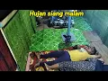 Download Lagu Di guyur hujan deras siang malam//Tidur nyenyak di rumah rakit apung.