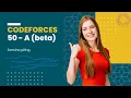 50 A - Domino piling Codeforces Made Easy and Solved