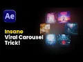 Carousel Slides Effect in After Effects Insane Viral Carousel Trick After Effects Tutorial