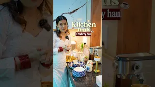 Cute kitchen haul 🌸 Random crockery | Shanika Khurmi #ashortaday #ytshorts #shorts