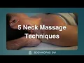 Neck Pain How I Treat the Cervical Spine Myofascial Release Massage Tutorial