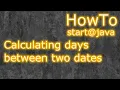 Java Calculating days between two dates