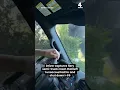 Driver captures fiery semi-truck crash