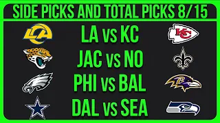 NFL Picks Today 26 NFL Preseason Week 1 Picks and Predictions