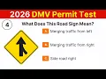 DMV Permit Test 2026 - Test 4 50 Real Questions You ll See on the Exam Master Road Signs