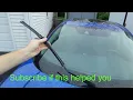 How to change Wiper Blades on a 2016 - 2020 Honda Civic