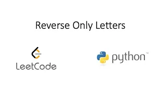 Leetcode - Reverse Only Letters Python