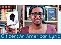 Citizen An American by Claudia Rankine Book Review