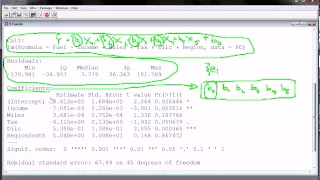 R - Multiple Regression part 2
