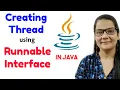 CREATING THREAD USING RUNNABLE INTERFACE RUNNABLE INTERFACE IN JAVA Lec-30