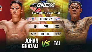 non stop banger johan ghazali vs tai muay thai full fight