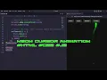 Neon Cursor Animation with CSS JS