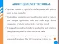 QUALNET TUTORIAL