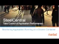 Monitoring Applications Running on Docker Containers example
