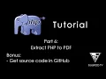 TAGALOG PHP Tutorial Part 6 - How to create a PDF using PHP