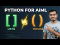 Python for - Episode 5 Lists Tuples Explained Data Structures for ML