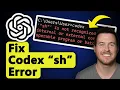 How to Fix Codex sh Not Recognized Error on Windows