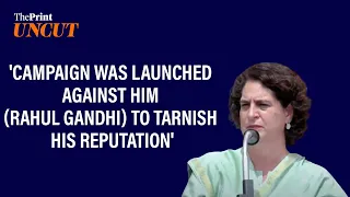 'He (Rahul Gandhi) is fighting for the truth, and you stood by him,' says Priyanka Gandhi