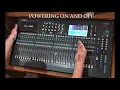 ALLEN AND HEATH QU32 POWERING ON AND OFF