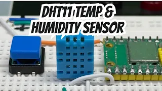 How to use the DHT11 Temperature Humidity Sensor with Raspberry Pi Pico and Micropython