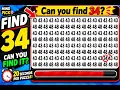 Can You Find All 12 Hidden Numbers Only 1 Can